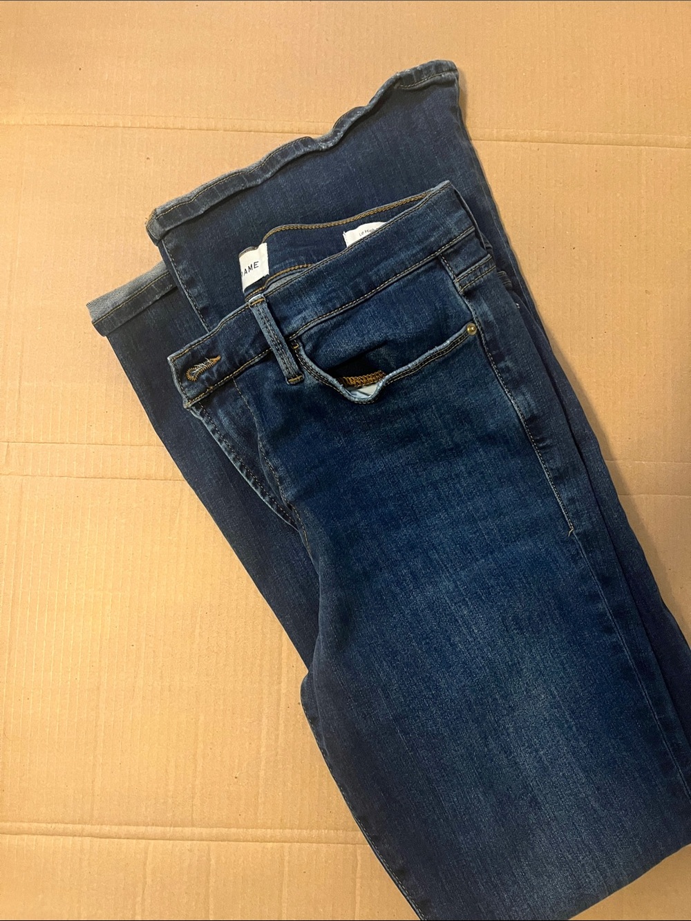 Frame Denim Women's Dark Blue Boot Cut Jeans